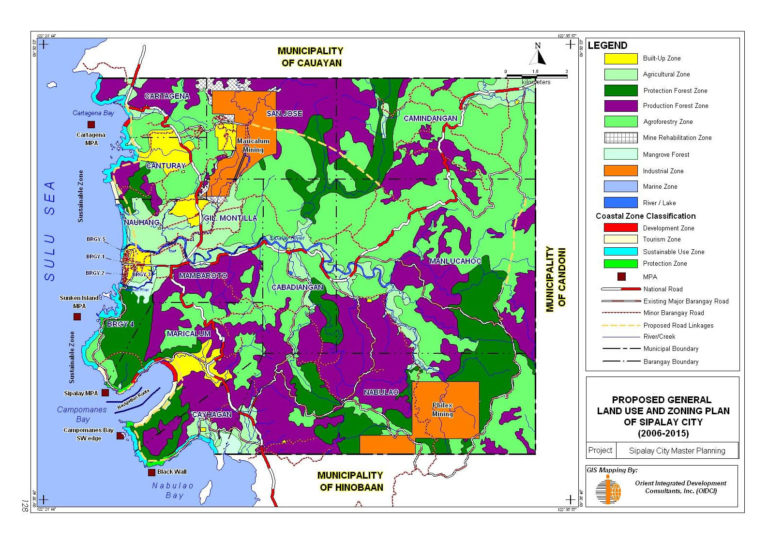 Maps of Sipalay City - Land and Resource Use in the Philippines